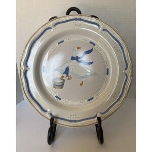 Vintage 1987 Newcor Countryside Geese 12 Inch Chop Plate Round Serving Platter 6
